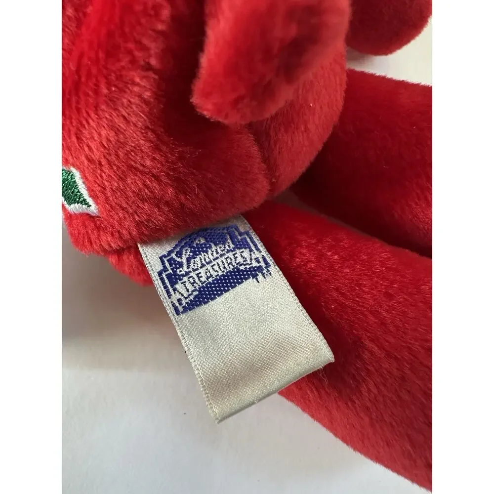 Limited Treasures Bear Claus Christmas Bear 1999 Plush Santa Holiday w Tags